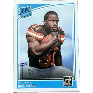 2018 Panini Donruss Rated Rookie Nick Chubb